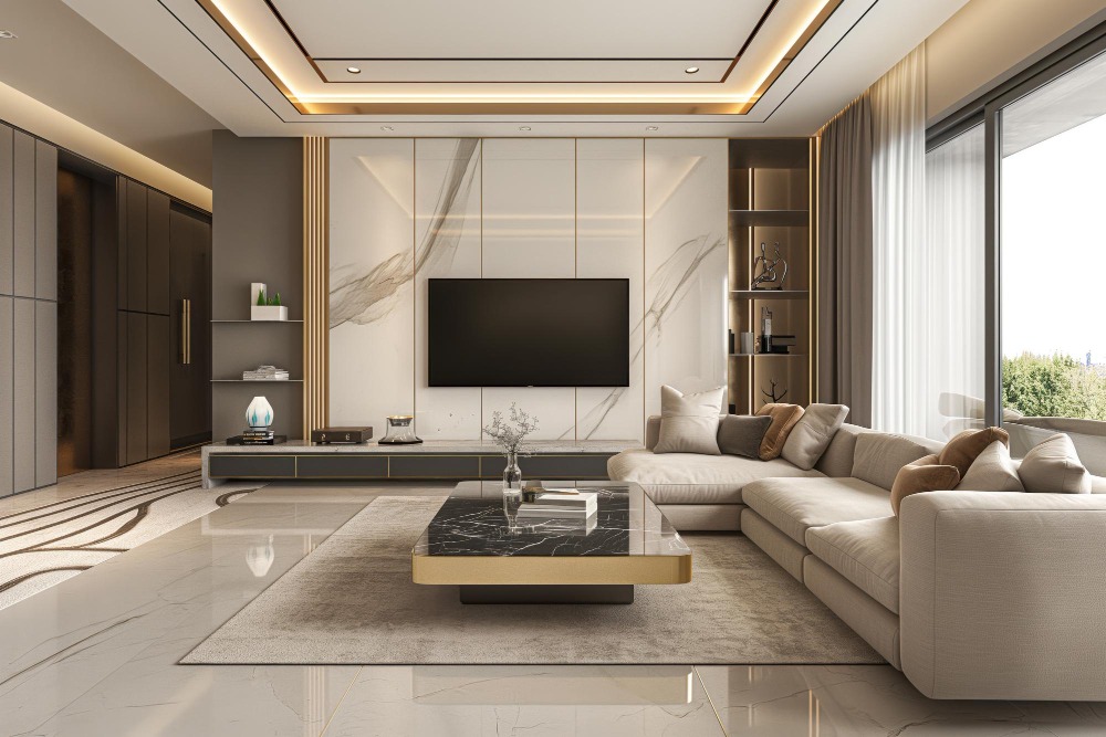 Beautiful landscaped open spaces at The Titan Towers